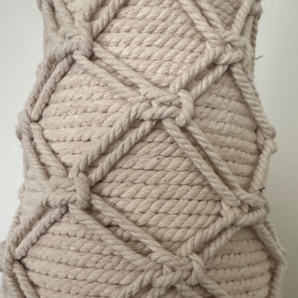 Cream Macrame Tree Decor - Picture 2 of 3